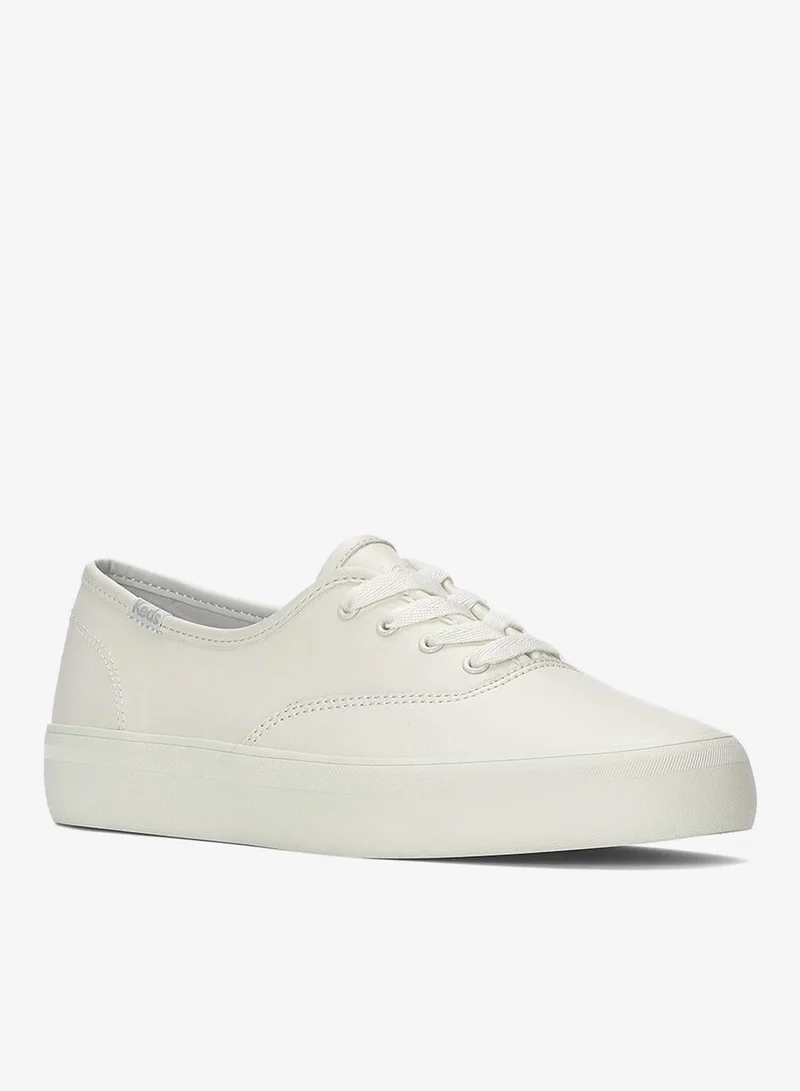 Keds Keds Women's Champion GN Lace Up Leather  Casual Sneaker White